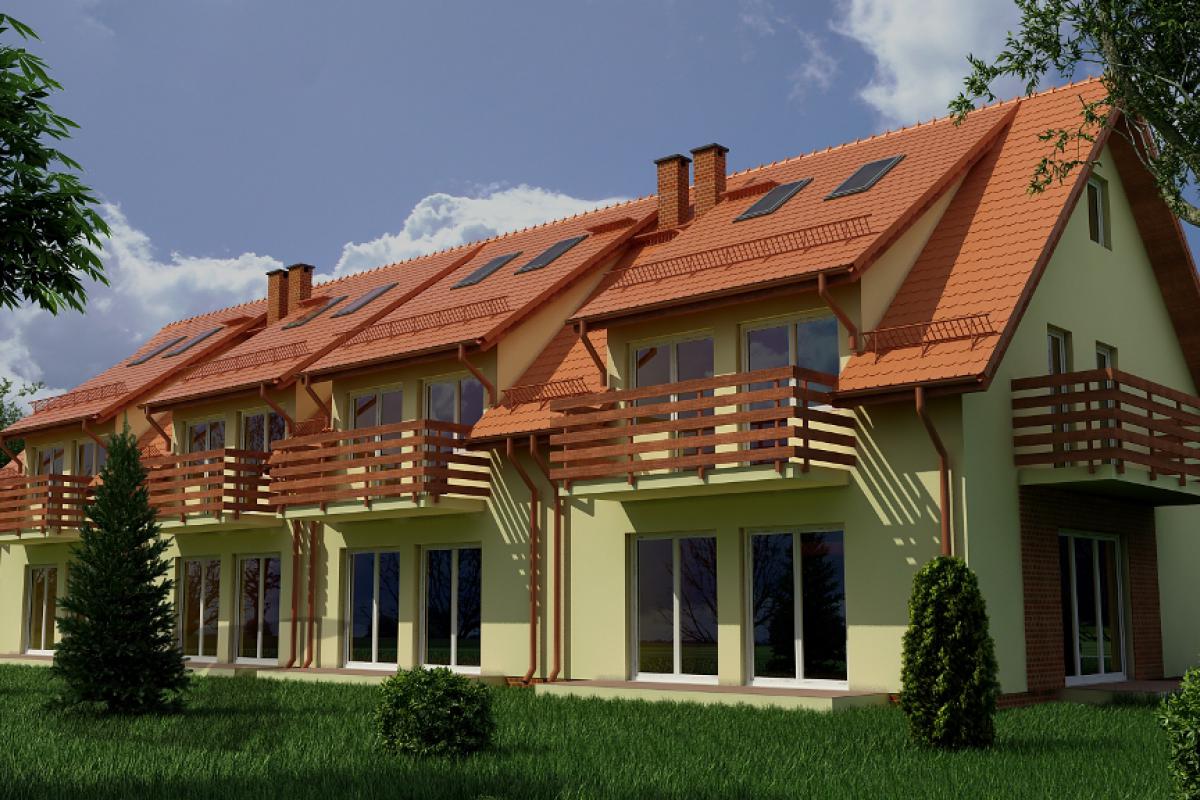 Osiedle domów w zabudowie szeregowej ul. Lipska - Wrocław, Osobowice, ul. Lipska, SM Leśna - zdjęcie 3